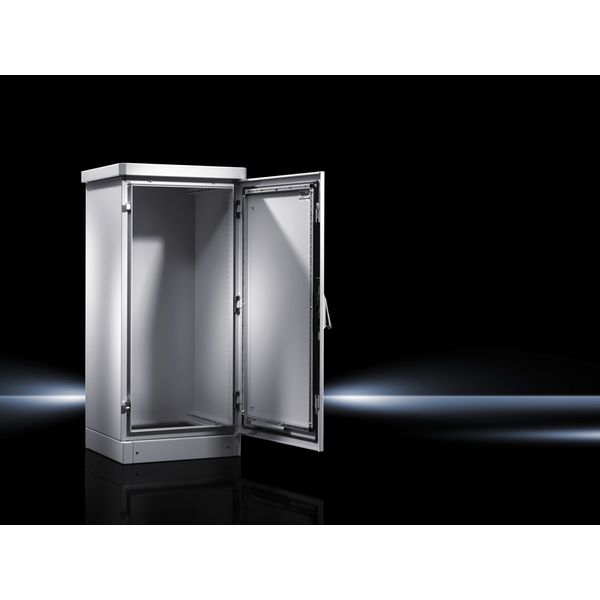 CS New Basic enclosure, WHD: 600x1200x500 mm, aluminum image 1