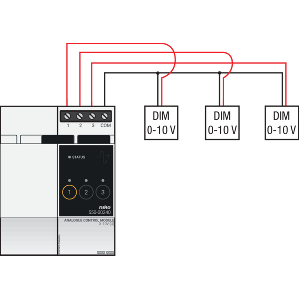 Analogue control module 0-10 V for Niko Home Control image 4