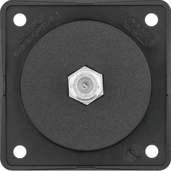 Integro Insert-Aerial Connector Box SAT, Black Matt image 1
