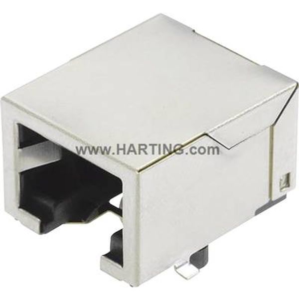 RJI RJ45 jack Cat.5 SMT angled T&R (130) image 1