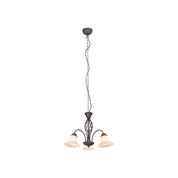 Rustica chandelier 3-pc E27 rustic image 1