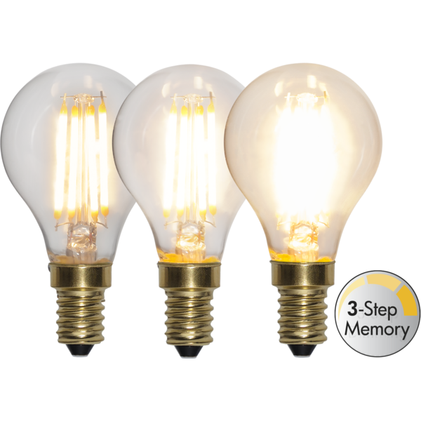 LED Lamp E14 P45 Soft Glow 3-step memory image 1