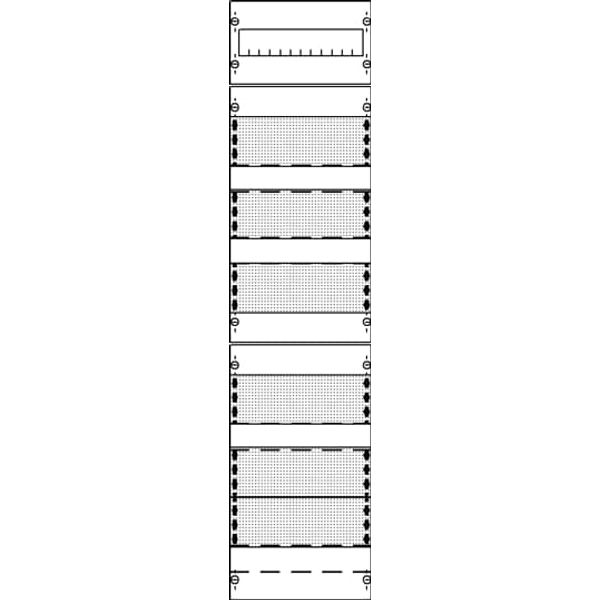 FV17A3R3 Distribution panel , 1050 mm x 250 mm (HxW) image 17