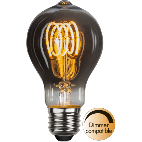 LED Lamp E27 TA60 Decoled Spiral Smoke image 1
