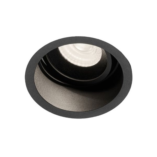 Black Deep Adj.Round Frame "Top Spot" image 1