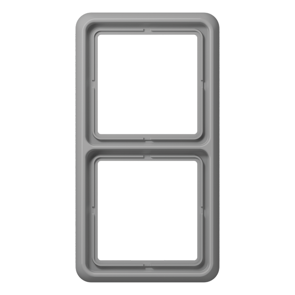 2-gang frame, grey CD582GR image 1