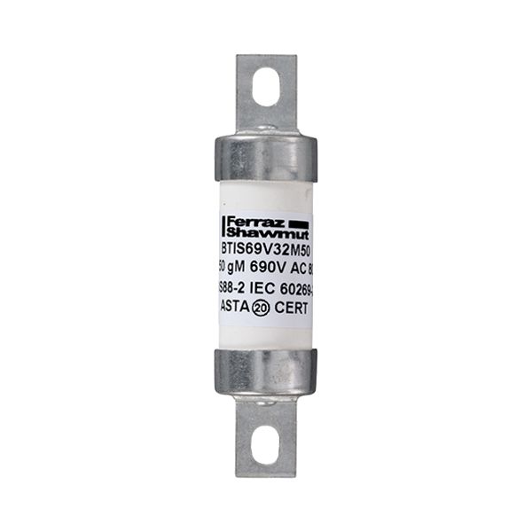 BS fuse-link IEC gM A3 690VAC 460VDC 32M50A BTIS Offset Tag image 1