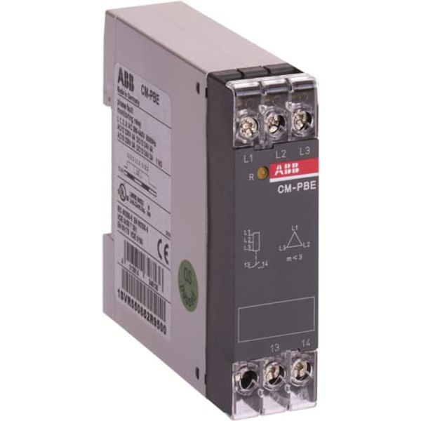 CM-PBE Phase loss monitoring relay 1n/o, L1,2,3= 380-440VAC image 3