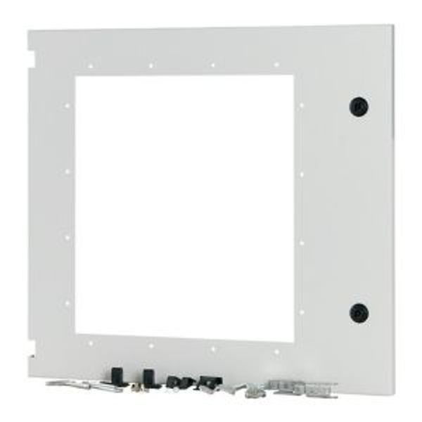 Front door for IZMX40, withdrawable, HxW=550x800mm, IP55, grey image 4