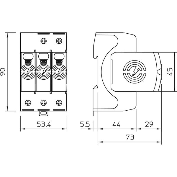 V50-2+NPE-280 CombiController V50 Two-pole with NPE 280V image 2