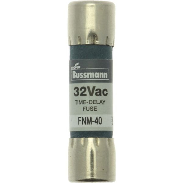 Fuse-link, low voltage, 0.4 A, AC 250 V, 10 x 38 mm, supplemental, UL, CSA, time-delay image 2