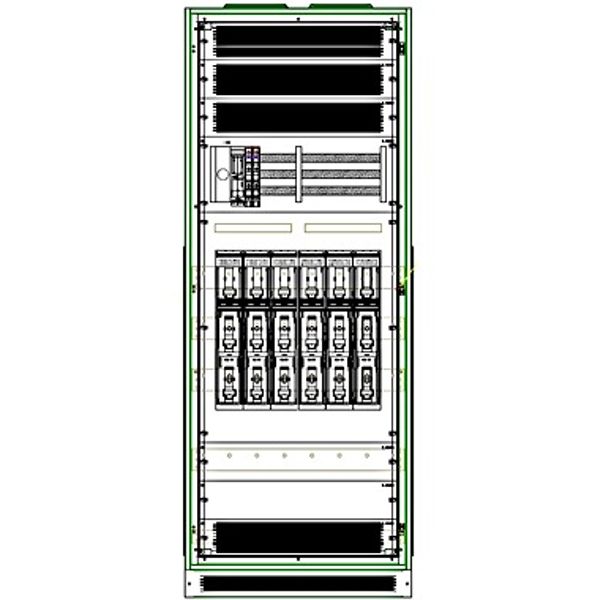 NH-Feld IP54 1600A HSS 800mm max.6xNH1-3, B822xH2140xT400 image 1