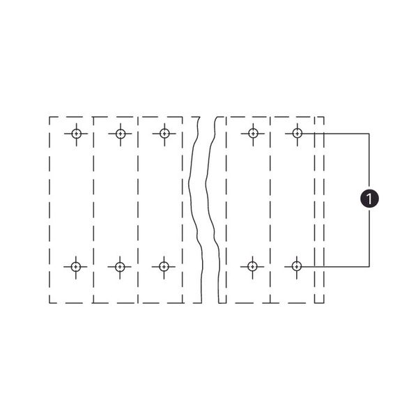 Double-deck PCB terminal block;2.5 mm²;Pin spacing 5 mm;gray image 1
