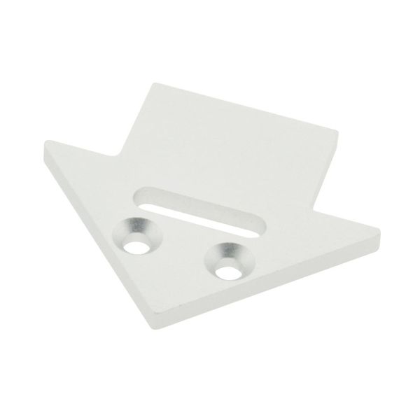 Profile end cap LBE angular with longhole incl. Screws image 1