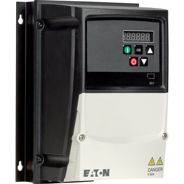 Variable frequency drive, 115 V AC, single-phase, 2.3 A, 0.37 kW, IP66/NEMA 4X, 7-digital display assembly, Additional PCB protection, UV resistant, F image 12