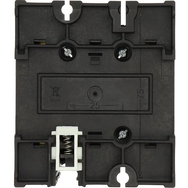 Main switch, P3, 100 A, rear mounting, 3 pole, STOP function, With black rotary handle and locking ring, Lockable in the 0 (Off) position image 30