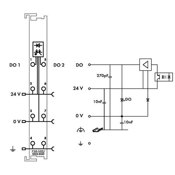 2-channel digital output 24 VDC 2.0 A light gray image 4