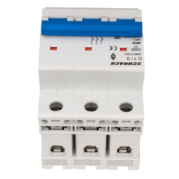 Miniature Circuit Breaker (MCB) AMPARO 10kA, C 1A, 3-pole image 6