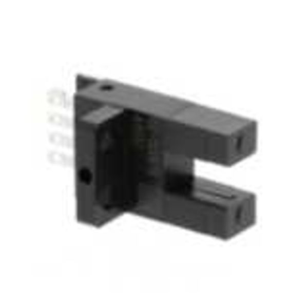Photo micro sensor, slot type, close-mounting, L-ON, NPN, connector image 1