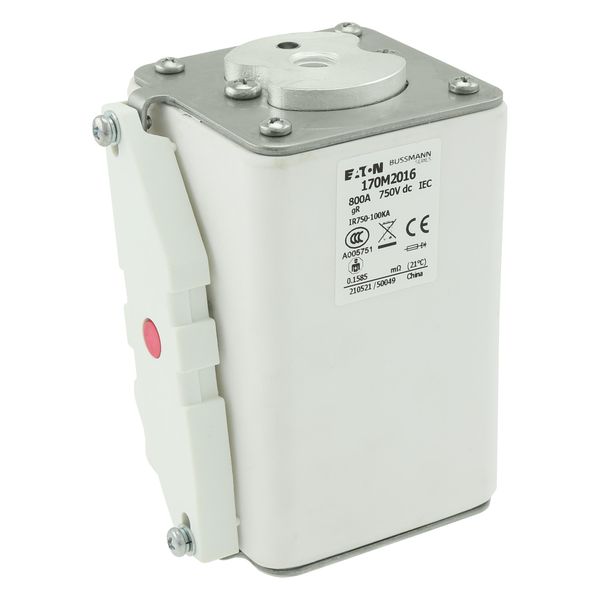 Fuse-link, high speed, 63 A, DC 750 V, compact size 1, 41 x 59 x 128 mm, aR, IEC, single indicator image 19