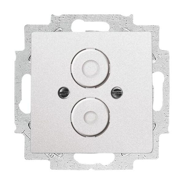 1803-83 CoverPlates (partly incl. Insert) future®, Busch-axcent® Aluminium silver image 3