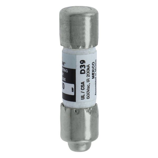 Fuse-link, LV, 0.4 A, AC 600 V, 10 x 38 mm, 13⁄32 x 1-1⁄2 inch, CC, UL, time-delay, rejection-type image 6