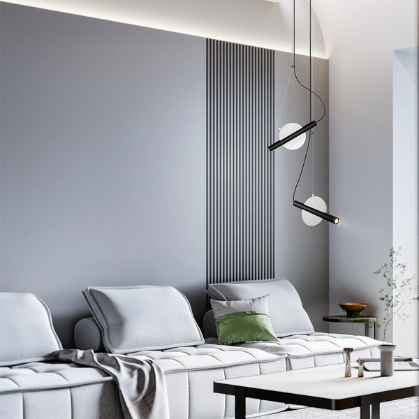 Modern Enigma Pendant lamp White image 1