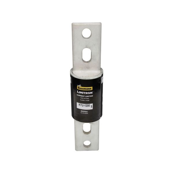 Eaton Bussmann Series KTU Fuse, Current-limiting, Fast Acting Fuse, 600V, 1000A, 200 kAIC at 600 Vac, Class L, Bolted blade end X bolted blade end, Melamine glass tube, Silver-plated end bells, Bolt, 2.5, Inch, Non Indicating image 9