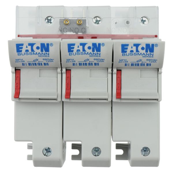 Fuse-holder, low voltage, 125 A, AC 690 V, 22 x 58 mm, 3P, IEC, UL image 26