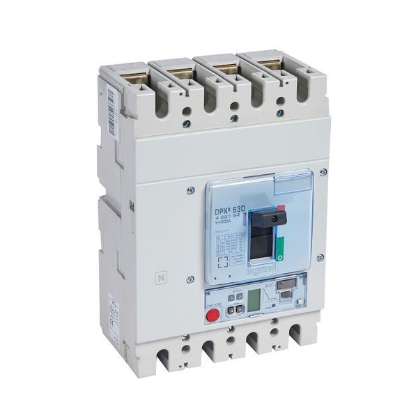 MCCB DPX³ 630 - Sg elec release + central - 4P - Icu 50 kA (400 V~) - In 500 A image 1