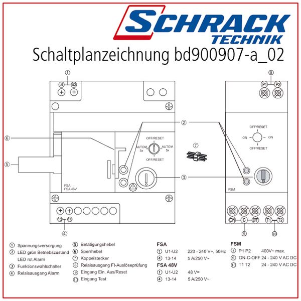 Remote Switching Unit,  24-48VDC, Type FSA image 3