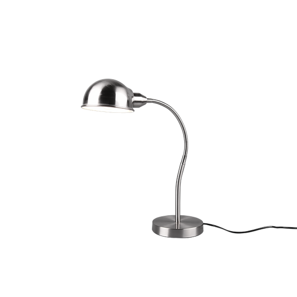 Perry table lamp E27 brushed steel image 1