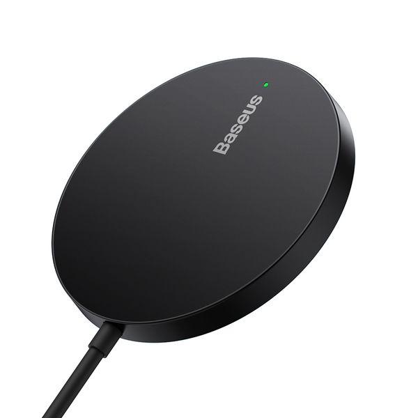 Wireless Magnetic Qi Charger 15W with USB-C 1.2m Cable, Black image 8