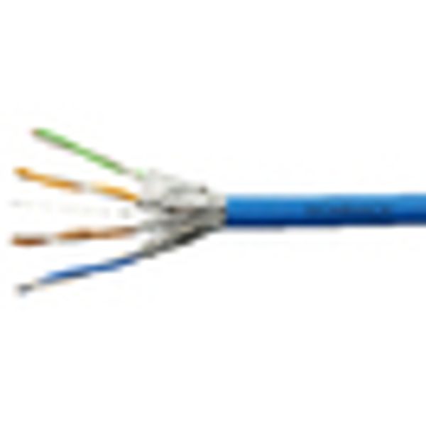 U/FTP Cable Cat.6a, 4x2xAWG23/1, 500Mhz, LS0H, Dca, blue image 2