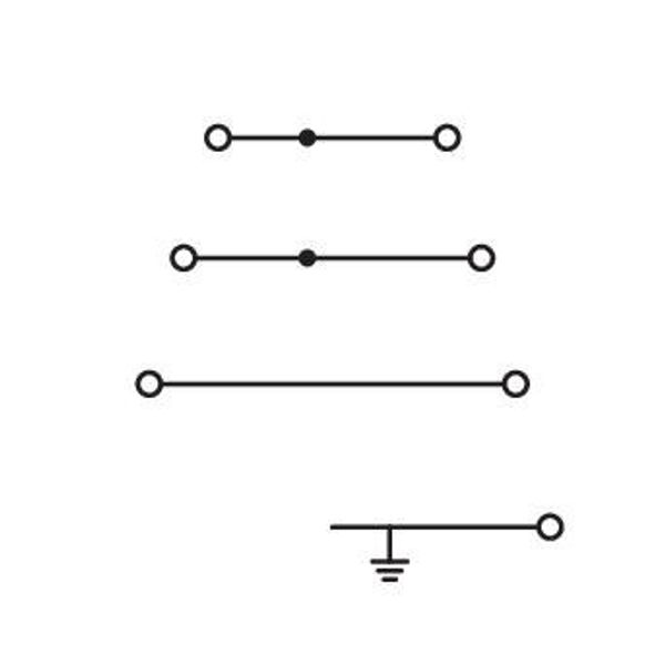 Quadruple-deck rail-mounted terminal block image 4