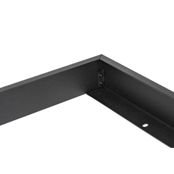 Frame to mounted fixture surface luminaire  ALGINE LINE 600x600mm black image 13