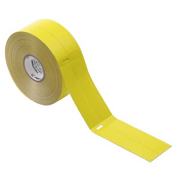 Device marking, halogen-free, 22.6 mm, Polypropylene, yellow image 1