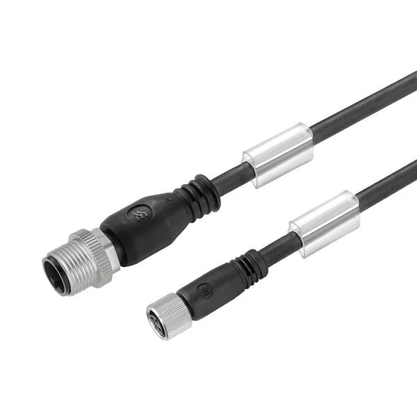 Sensor-actuator Cable (assembled), Connecting line, M12 / M8, Number o image 2