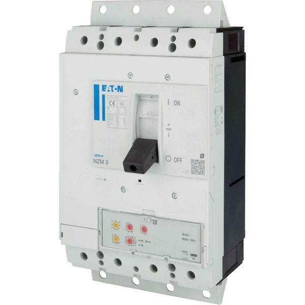 NZM3 PXR20 circuit breaker, 630A, 4p, plug-in technology image 10