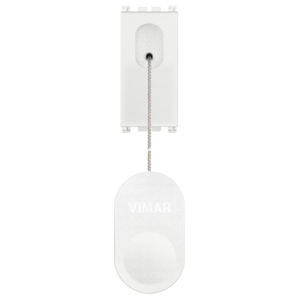 1P NO 10A cord-operated pushbutton white image 1