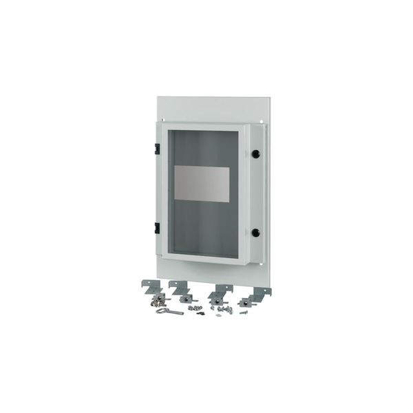 Front plate, NZM4, 4p, fixed, W=425mm, IP55, grey image 3