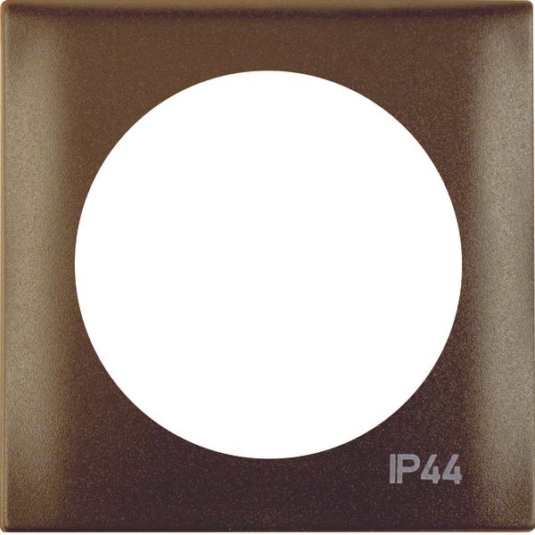 Integro Flow-Frame with Imprint 'IP44' Brown Matt image 1