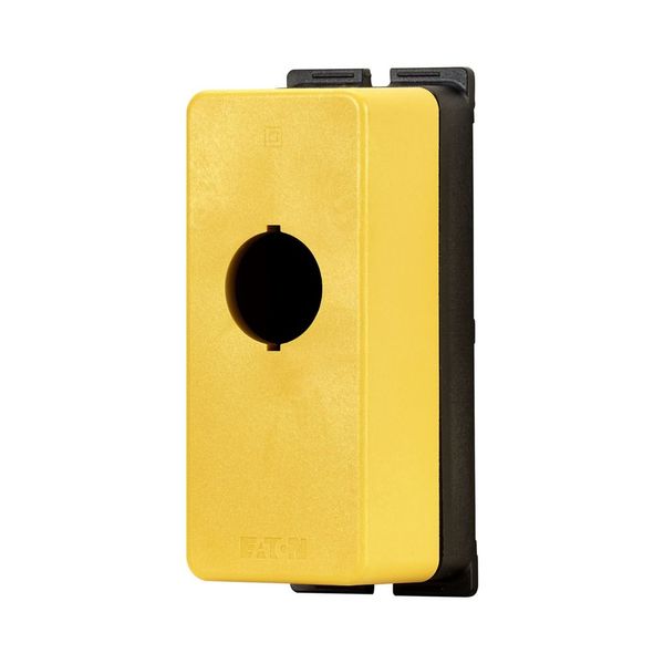 Surface mounting enclosure, flat, 1 mounting location, M22, yellow image 16