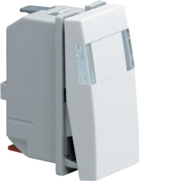 Systo 1M 2W switch w. label holder image 1