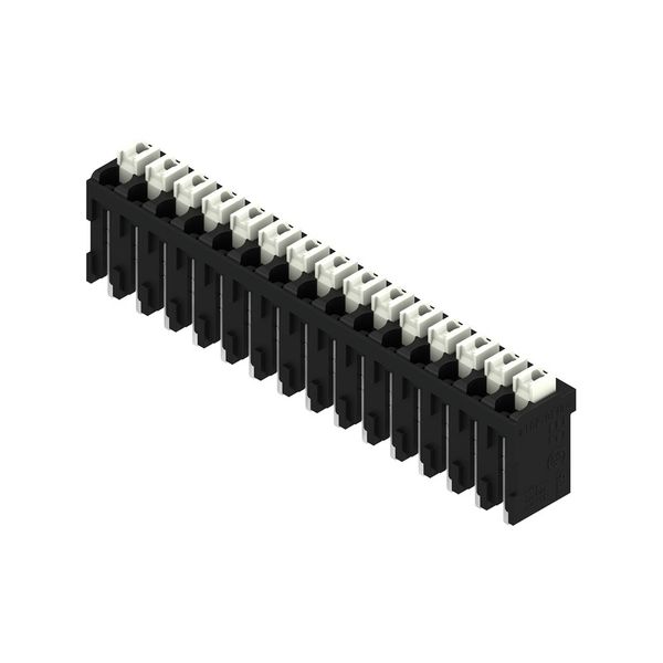 PCB terminal, 3.81 mm, Number of poles: 15, Conductor outlet direction image 3