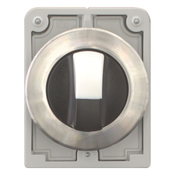 Changeover switch, RMQ-Titan, with thumb-grip, momentary, 3 positions, Front ring stainless steel image 9