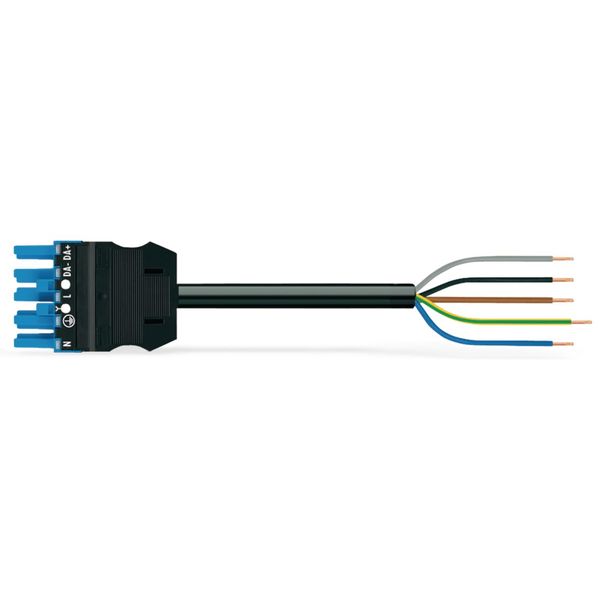 pre-assembled connecting cable B2ca Plug/open-ended blue image 2