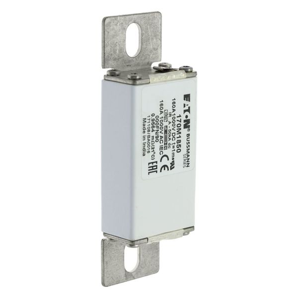 Fuse-link, high speed, 160 A, DC 1000 V, size 000, 24 x 36 x 115 mm, aR, IEC, visual indicator image 20