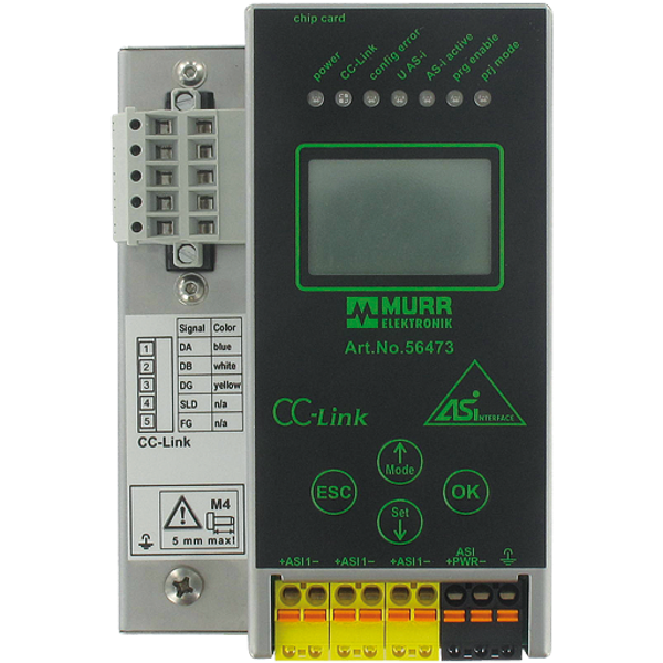 Gateway CC-Link/AS-i, 1 Master, P24 Spec. 3.0, Power 24 image 1