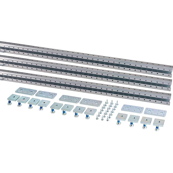 Mi U profile Mounting rail L=3x 2000 mm + rail connectors and screws (Mi MR 69) image 2